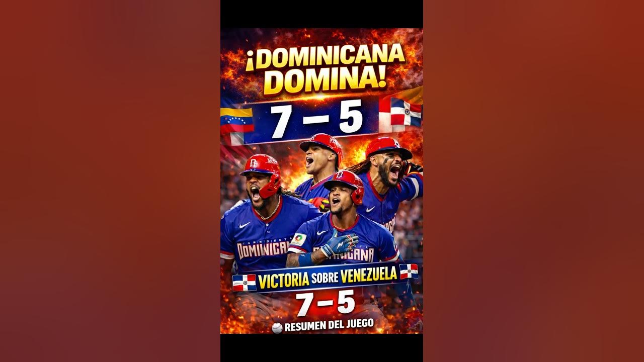 Plátano Power Prevails: Dominican Republic Beats Venezuela 7-5 in Thriller